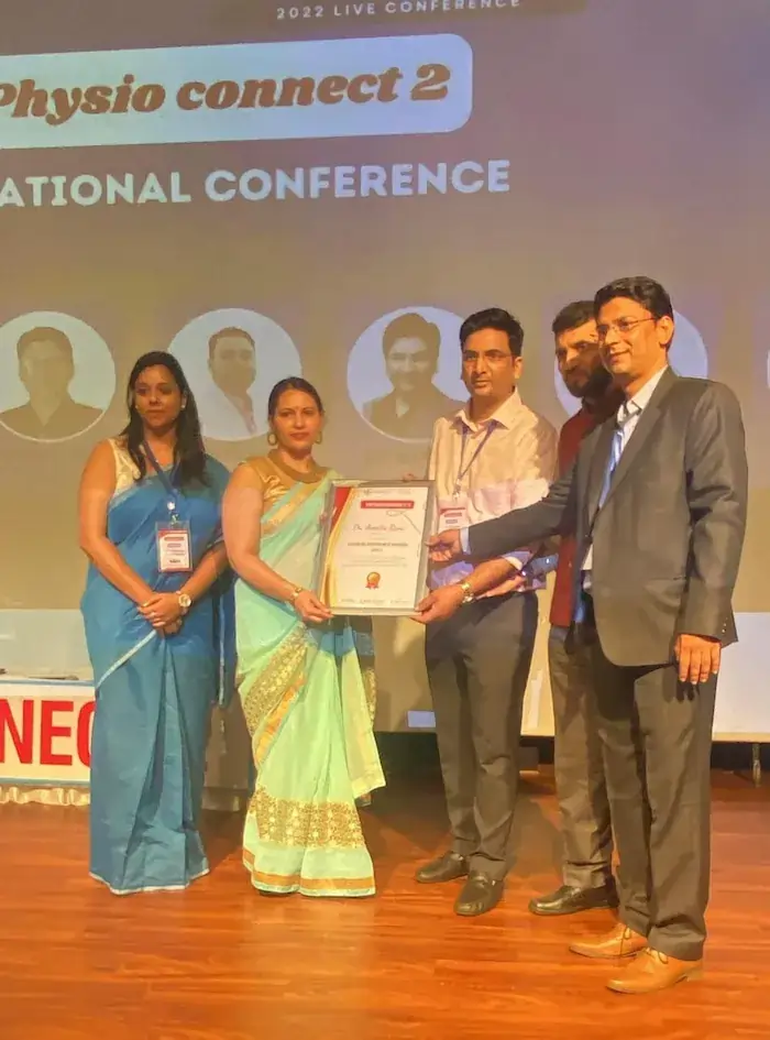 Innovation in Manual Therapy Award presented to Shamli Physiotherapy Clinic