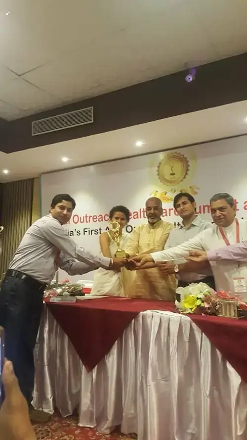 Community Healthcare Excellence Award for outstanding service in Shamli, UP