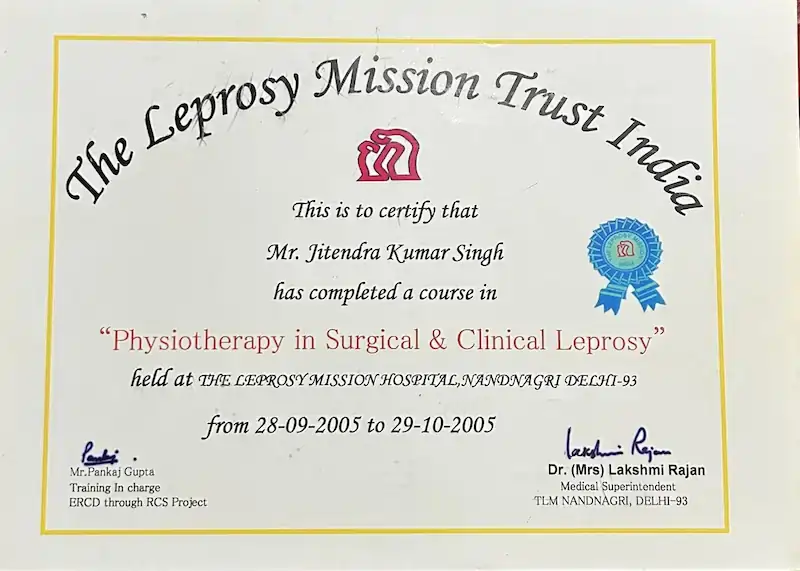 Dr. Jitendra Kumar Singh professional certificate 15