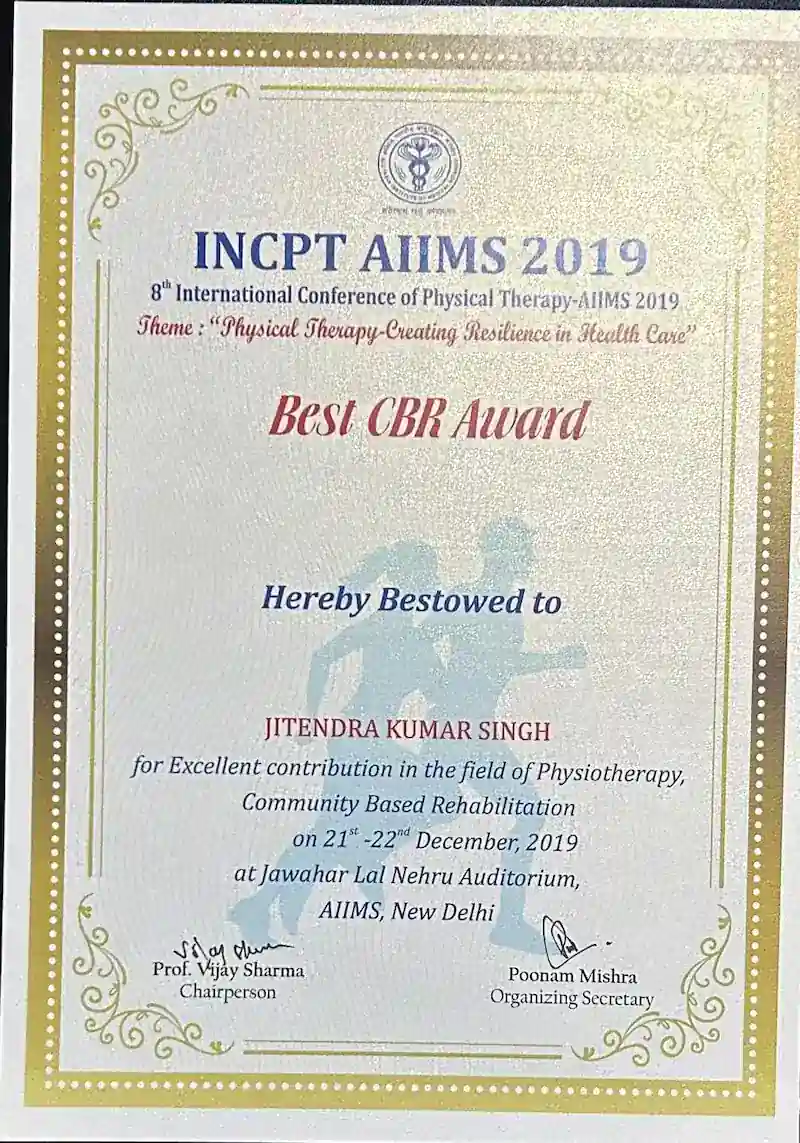 Dr. Jitendra Kumar Singh professional certificate 3